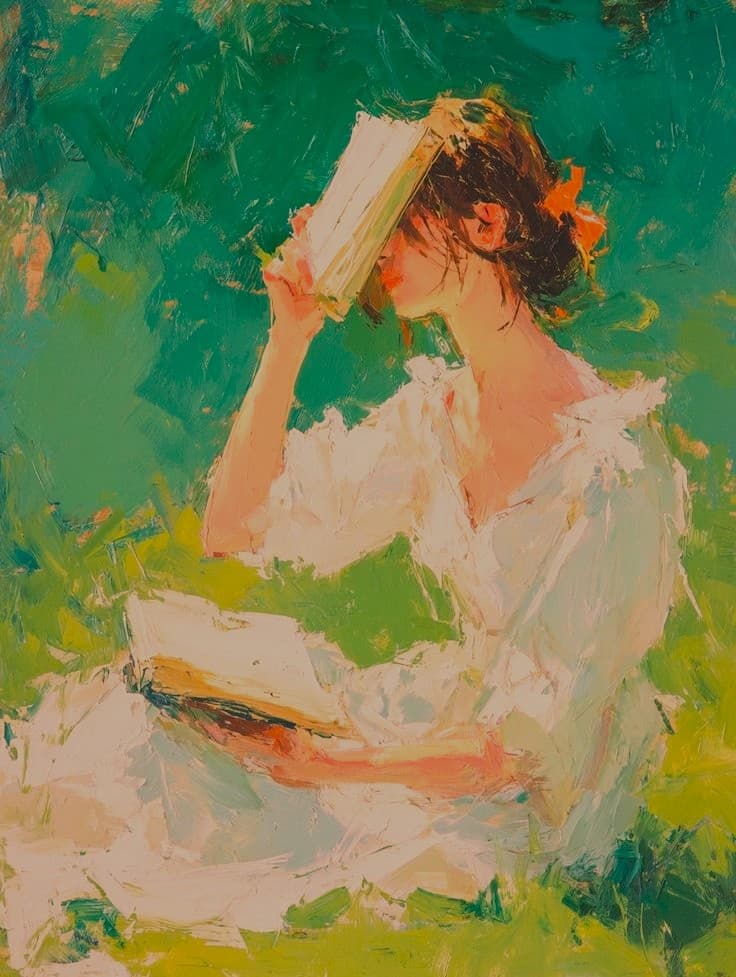 Reading illustration